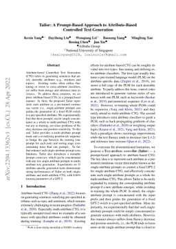 Tailor: A Prompt-Based Approach to Attribute-Based Controlled Text
  Generation