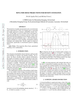 Bona fide Riesz projections for density estimation