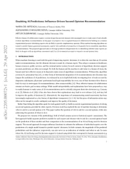 Doubting AI Predictions: Influence-Driven Second Opinion Recommendation