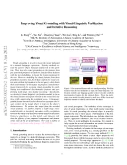 Improving Visual Grounding with Visual-Linguistic Verification and
  Iterative Reasoning