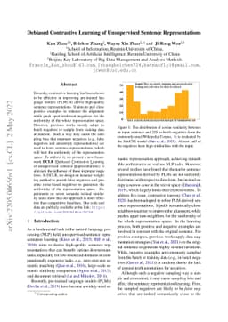 Debiased Contrastive Learning of Unsupervised Sentence Representations