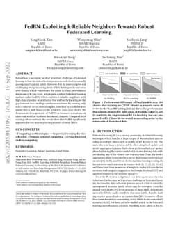 FedRN: Exploiting k-Reliable Neighbors Towards Robust Federated Learning