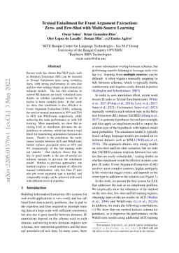 Textual Entailment for Event Argument Extraction: Zero- and Few-Shot
  with Multi-Source Learning