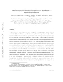 Deep Learning in Multimodal Remote Sensing Data Fusion: A Comprehensive
  Review
