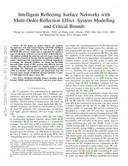 Intelligent Reflecting Surface Networks with Multi-Order-Reflection
  Effect: System Modelling and Critical Bounds