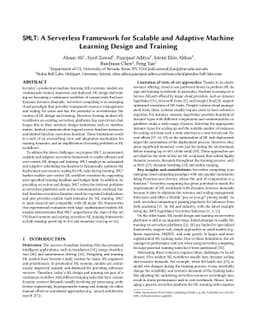 SMLT: A Serverless Framework for Scalable and Adaptive Machine Learning
  Design and Training