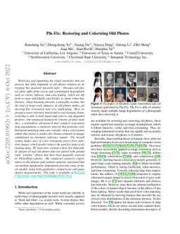 Pik-Fix: Restoring and Colorizing Old Photos