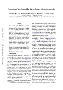 Compositional Task-Oriented Parsing as Abstractive Question Answering