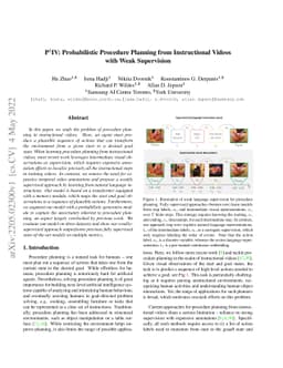 P3IV: Probabilistic Procedure Planning from Instructional Videos with
  Weak Supervision