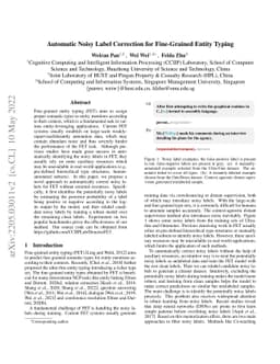 Automatic Noisy Label Correction for Fine-Grained Entity Typing