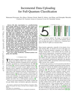 Incremental Data-Uploading for Full-Quantum Classification