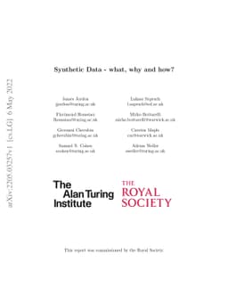 Synthetic Data -- what, why and how?