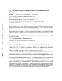 The Road to Explainability is Paved with Bias: Measuring the Fairness of
  Explanations