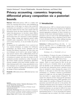 Privacy accounting $\varepsilon$conomics: Improving differential privacy
  composition via a posteriori bounds
