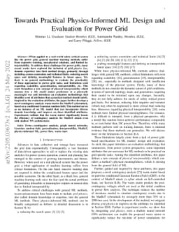 Towards Practical Physics-Informed ML Design and Evaluation for Power
  Grid