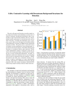 CoDo: Contrastive Learning with Downstream Background Invariance for
  Detection
