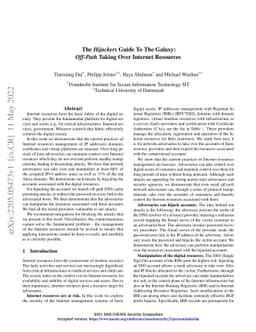 The Hijackers Guide To The Galaxy: Off-Path Taking Over Internet
  Resources