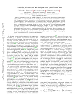 Predicting hot-electron free energies from ground-state data