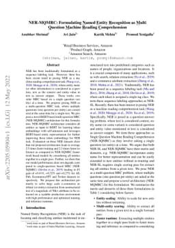 NER-MQMRC: Formulating Named Entity Recognition as Multi Question
  Machine Reading Comprehension