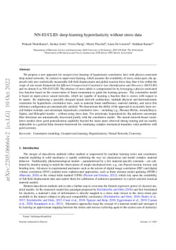 NN-EUCLID: deep-learning hyperelasticity without stress data