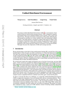 Unified Distributed Environment
