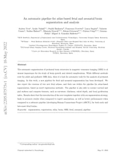 An automatic pipeline for atlas-based fetal and neonatal brain
  segmentation and analysis