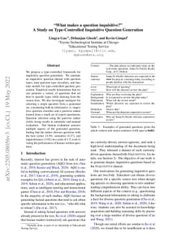 "What makes a question inquisitive?" A Study on Type-Controlled
  Inquisitive Question Generation