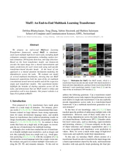 MulT: An End-to-End Multitask Learning Transformer