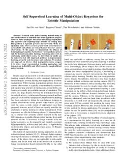 Self-Supervised Learning of Multi-Object Keypoints for Robotic
  Manipulation