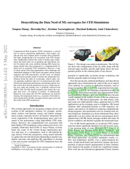 Demystifying the Data Need of ML-surrogates for CFD Simulations
