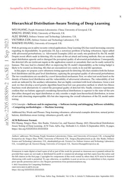 Hierarchical Distribution-Aware Testing of Deep Learning