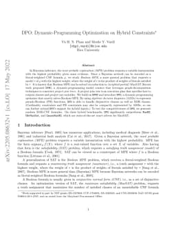 DPO: Dynamic-Programming Optimization on Hybrid Constraints