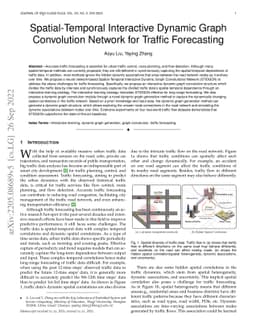Spatial-Temporal Interactive Dynamic Graph Convolution Network for
  Traffic Forecasting