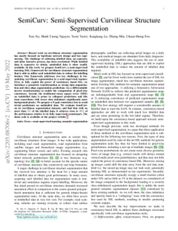 SemiCurv: Semi-Supervised Curvilinear Structure Segmentation