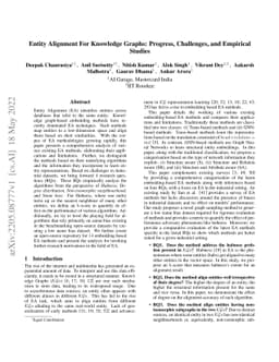 Entity Alignment For Knowledge Graphs: Progress, Challenges, and
  Empirical Studies