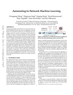 Automating In-Network Machine Learning