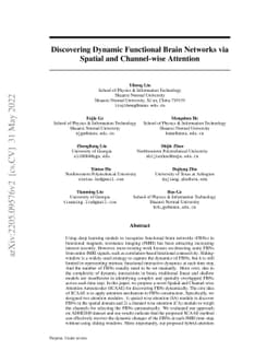 Discovering Dynamic Functional Brain Networks via Spatial and
  Channel-wise Attention