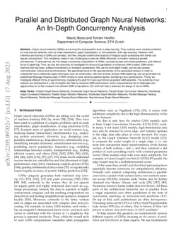 Parallel and Distributed Graph Neural Networks: An In-Depth Concurrency
  Analysis