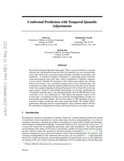 Conformal Prediction with Temporal Quantile Adjustments