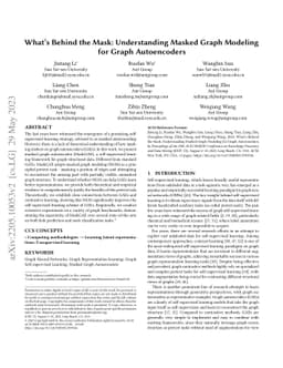 What's Behind the Mask: Understanding Masked Graph Modeling for Graph
  Autoencoders