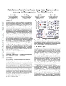 Heterformer: Transformer-based Deep Node Representation Learning on
  Heterogeneous Text-Rich Networks