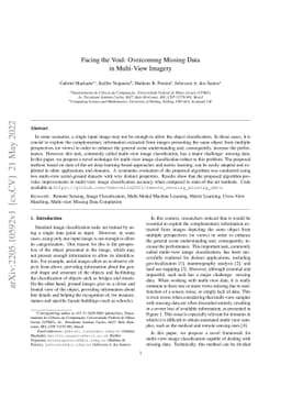 Facing the Void: Overcoming Missing Data in Multi-View Imagery