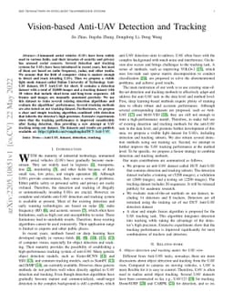 Vision-based Anti-UAV Detection and Tracking