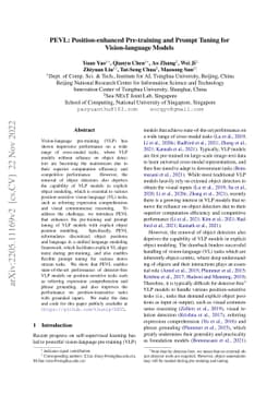 PEVL: Position-enhanced Pre-training and Prompt Tuning for
  Vision-language Models