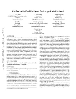 UnifieR: A Unified Retriever for Large-Scale Retrieval