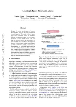 Learning to Ignore Adversarial Attacks