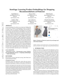 ItemSage: Learning Product Embeddings for Shopping Recommendations at
  Pinterest