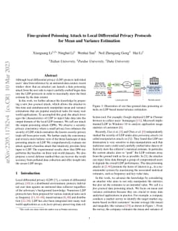Fine-grained Poisoning Attack to Local Differential Privacy Protocols
  for Mean and Variance Estimation