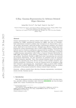 G-Rep: Gaussian Representation for Arbitrary-Oriented Object Detection