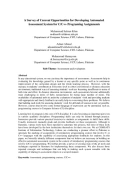 Building an Effective Automated Assessment System for C/C++ Introductory
  Programming Courses in ODL Environment